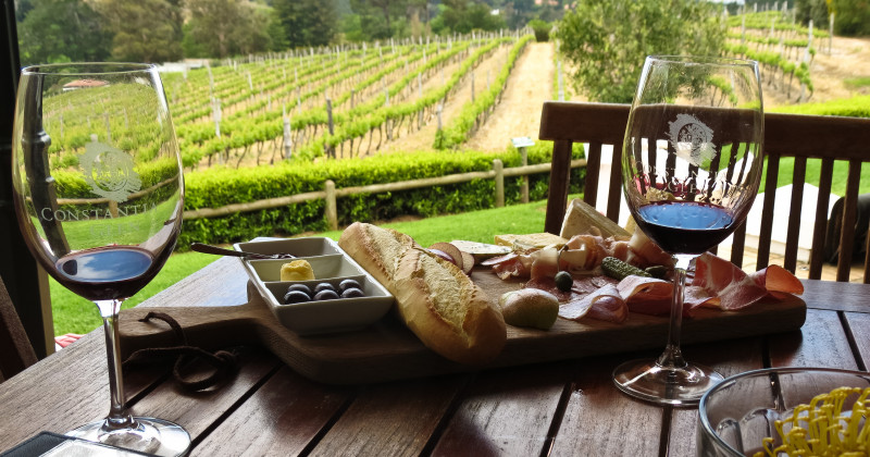 Dégustation de vin au Cap